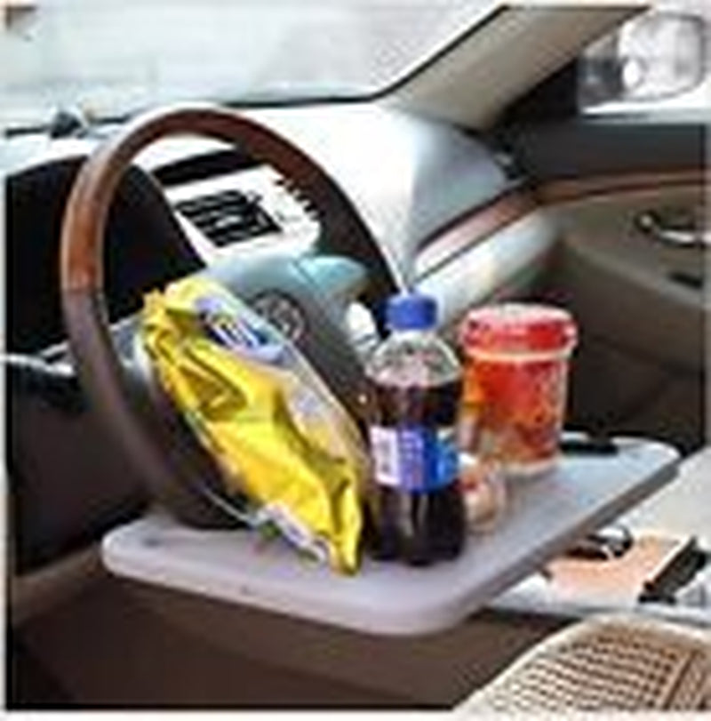 Steering Wheel Tray, Car Table Tray, Steering Wheel Desk for Laptop and Vehic...